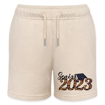 Senior 2023 Tiger Skin Graduate Graduation Geschenk - Kinder Organic Joggingshorts Mini Bolter von Stanley/Stella - Natur - Vorne