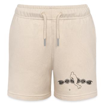 Hockey Geschenk Unihockey Hockeyspieler Feldhockey - Kinder Organic Joggingshorts Mini Bolter von Stanley/Stella - Natur - Vorne