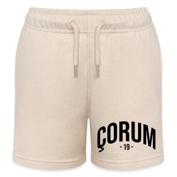 Corum 19 Turquie Türkiye TR Cadeau Vacances Turc - Short de jogging enfant bio Stanley/Stella - écru doux - Devant