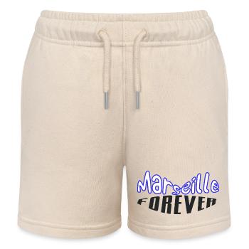 Marseille für immer - Kinder Organic Joggingshorts Mini Bolter von Stanley/Stella - Natur - Vorne