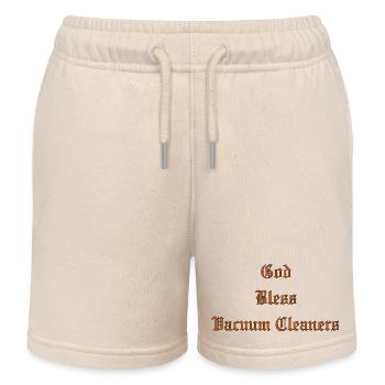 GodBlessVacuumCleaners - Kinder Organic Joggingshorts Mini Bolter von Stanley/Stella - Natur - Vorne