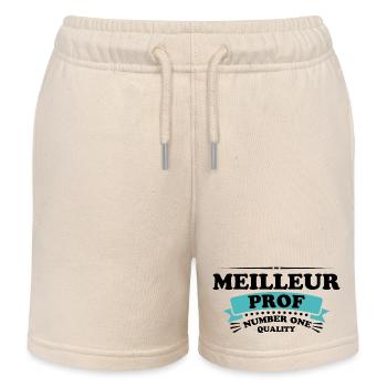 Bester Lehrer - Kinder Organic Joggingshorts Mini Bolter von Stanley/Stella - Natur - Vorne