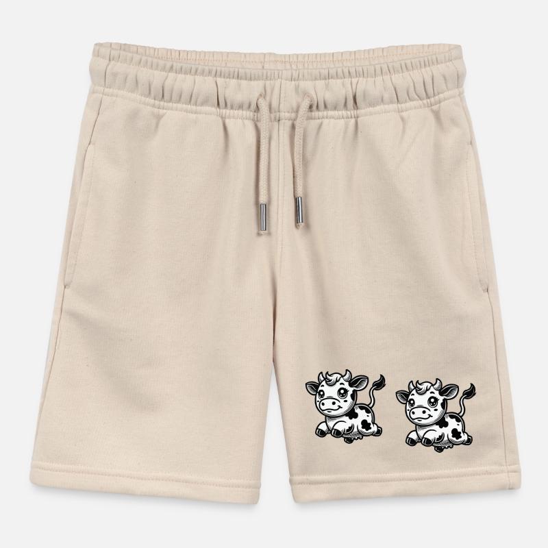 Kuh Comic Kinder Organic Joggingshorts Mini Bolter von Stanley/Stella