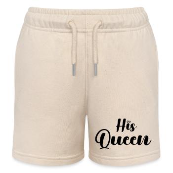 his queen - Kids Organic Sweat Shorts by Stanley/Stella - soft Ecru - Front
