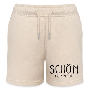 Schön das es mich gibt - Kinder Organic Joggingshorts Mini Bolter von Stanley/Stella - Natur - Vorne