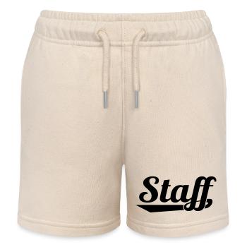 2541614 127337063 STAFF - Short de jogging enfant bio Stanley/Stella - écru doux - Devant