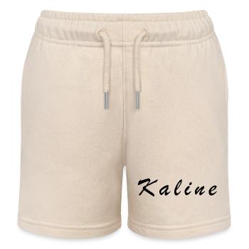 Kaline Münster Design "Real jovel!" - Kids Organic Sweat Shorts by Stanley/Stella - soft Ecru - Front