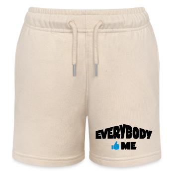 funny - Kids Organic Sweat Shorts by Stanley/Stella - soft Ecru - Front