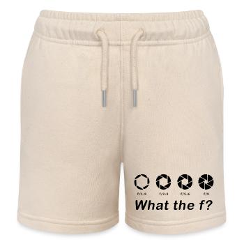 What the f - Kinder Organic Joggingshorts Mini Bolter von Stanley/Stella - Natur - Vorne