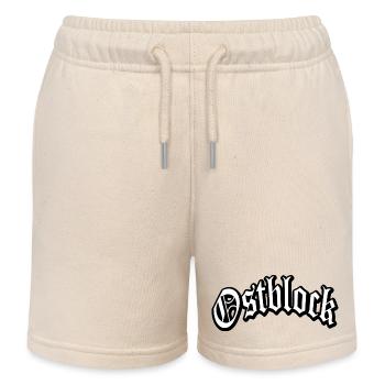 osten ostblock ossi ddr mauer retro vintage shirt - Kinder Organic Joggingshorts Mini Bolter von Stanley/Stella - Natur - Vorne