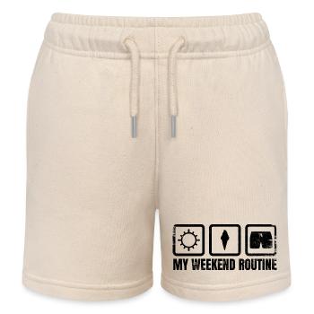 Eiscreme Wochenende - Kinder Organic Joggingshorts Mini Bolter von Stanley/Stella - Natur - Vorne