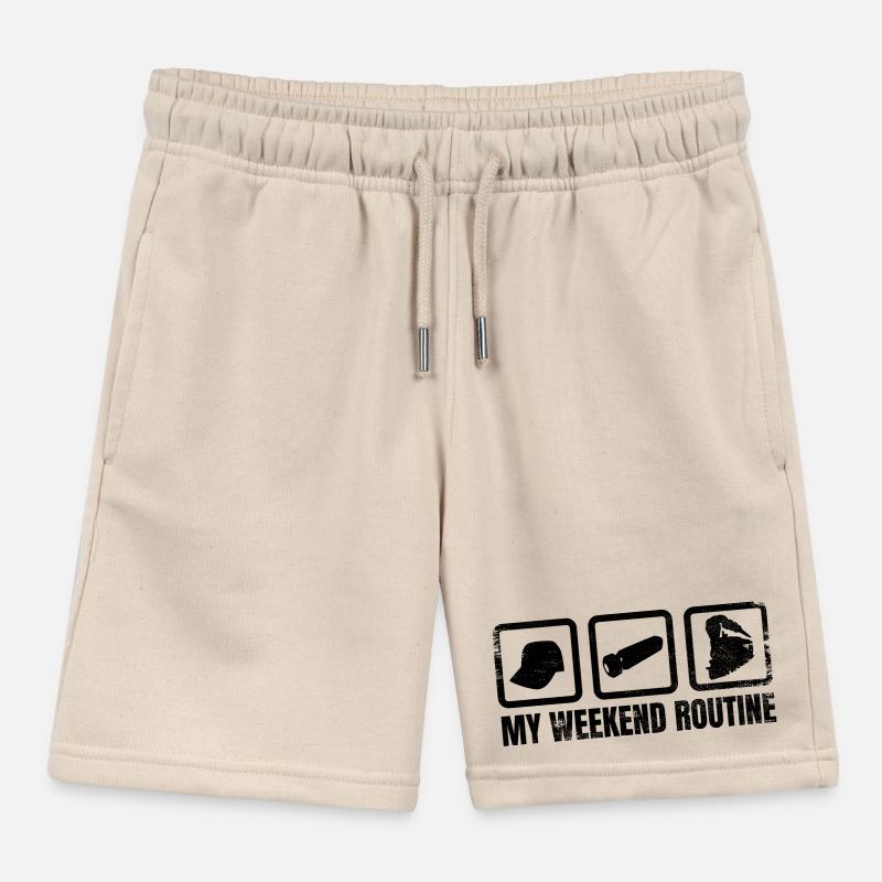 Trainspotter schedule Kids Organic Sweat Shorts by Stanley/Stella
