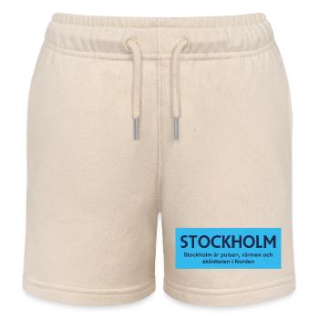 Stockholmer Stolz - Kinder Organic Joggingshorts Mini Bolter von Stanley/Stella - Natur - Vorne