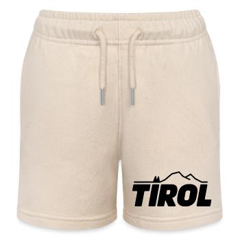 Tyrol - Souvenir Design - Short de jogging enfant bio Stanley/Stella - écru doux - Devant