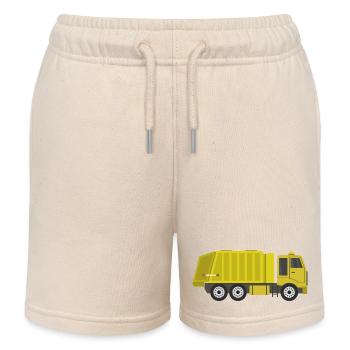 Müllwagen - Kinder Organic Joggingshorts Mini Bolter von Stanley/Stella - Natur - Vorne