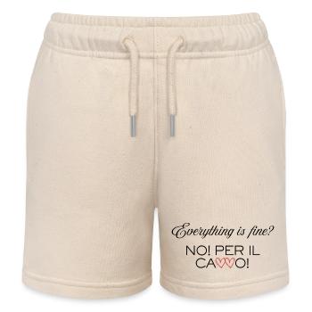 Everything_is_Fine - Short de jogging enfant bio Stanley/Stella - écru doux - Devant