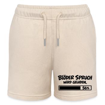 Blöder Spruch wird geladen - Kinder Organic Joggingshorts Mini Bolter von Stanley/Stella - Natur - Vorne