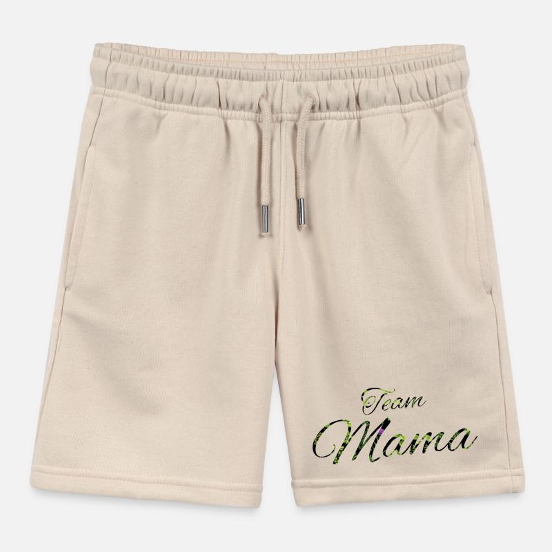 Bonne Année Grüne Blätter Script Kinder Organic Joggingshorts Mini Bolter von Stanley/Stella