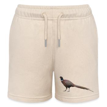 Ringfasan von der Seite - Kinder Organic Joggingshorts Mini Bolter von Stanley/Stella - Natur - Vorne