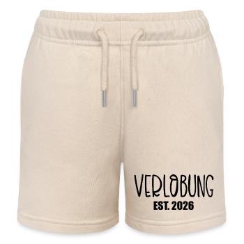 Hochzeit Verlobung 2026 - Kinder Organic Joggingshorts Mini Bolter von Stanley/Stella - Natur - Vorne