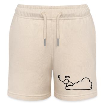 Drôle - Short de jogging enfant bio Stanley/Stella - écru doux - Devant