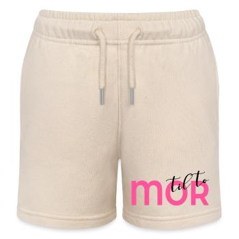 Mother of two - Kids Organic Sweat Shorts by Stanley/Stella - soft Ecru - Front