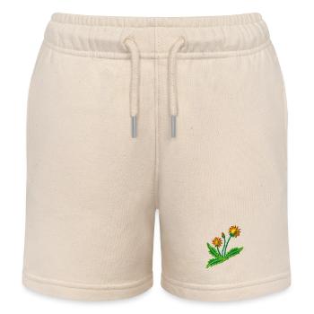Pissenlit - Short de jogging enfant bio Stanley/Stella - écru doux - Devant