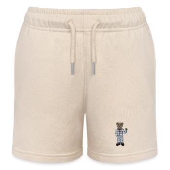Teddy bear 6 - Kids Organic Sweat Shorts by Stanley/Stella - soft Ecru - Front