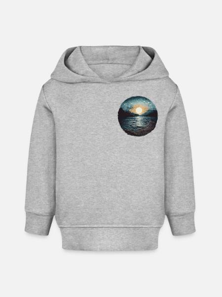 nostalgia asia - Baby Organic Hoodie Baby Cruiser von Stanley/Stella - Grau meliert