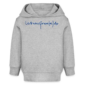 Lebensfreu(n)de Alltagsprodukte - Baby Organic Hoodie Baby Cruiser von Stanley/Stella - Grau meliert - Vorne