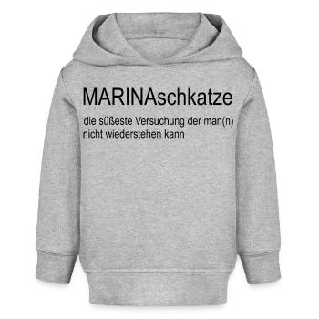 Top moderner T-Shirt Design Must have 2024 - Baby Organic Hoodie Baby Cruiser von Stanley/Stella - Grau meliert - Vorne