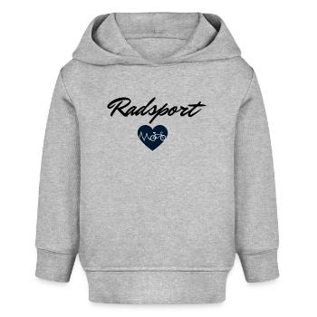 Radsport Rennrad - Baby Organic Hoodie Baby Cruiser von Stanley/Stella - Grau meliert - Vorne