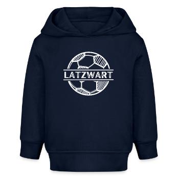 Latzwart- Baby Groundskeeper, Football, Boy, Girl - Baby Organic Hoodie by Stanley/Stella - navy - Front