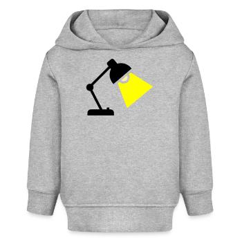 Schreibtischlampe Licht Idee - Baby Organic Hoodie Baby Cruiser von Stanley/Stella - Grau meliert - Vorne