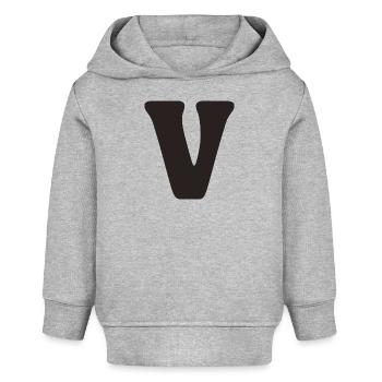 V - Baby Organic Hoodie Baby Cruiser von Stanley/Stella - Grau meliert - Vorne