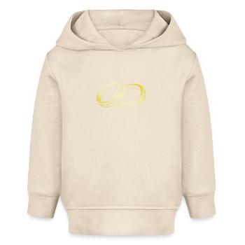 Alliances Silhouette Or Mariage - Sweat à capuche bébé bio Stanley/Stella - écru doux - Devant