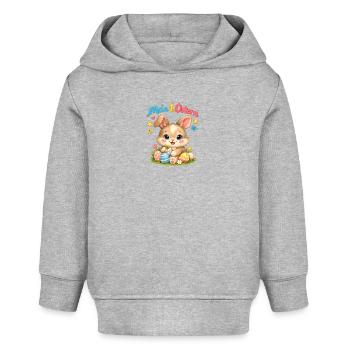 MEIN ERSTES OSTERN - Baby Organic Hoodie Baby Cruiser von Stanley/Stella - Grau meliert - Vorne
