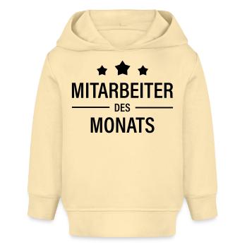 Mitarbeiter des Monats - Baby Organic Hoodie Baby Cruiser von Stanley/Stella - Creme - Vorne