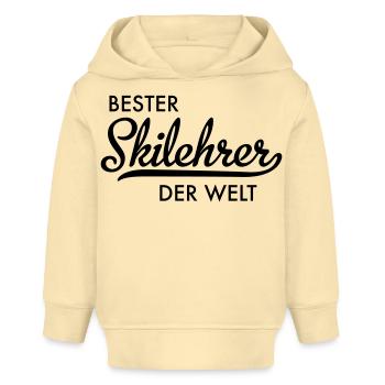 Bester Skilehrer - Baby Organic Hoodie Baby Cruiser von Stanley/Stella - Creme - Vorne