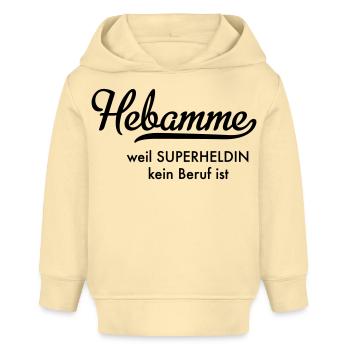 Hebamme - Baby Organic Hoodie Baby Cruiser von Stanley/Stella - Creme - Vorne