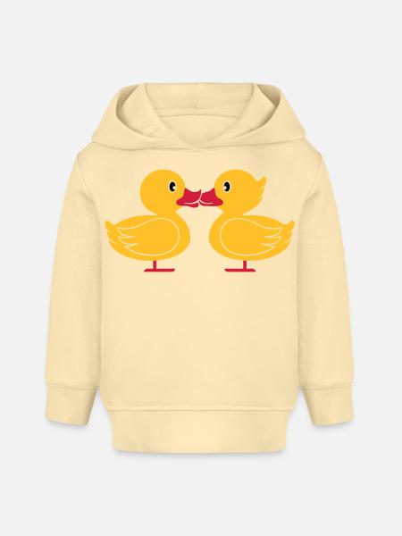 Enten Kuss - Baby Organic Hoodie Baby Cruiser von Stanley/Stella - Creme