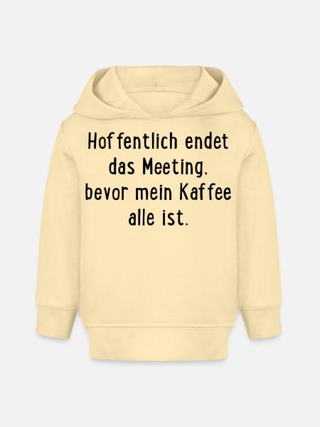 Meeting Kaffee - Baby Organic Hoodie Baby Cruiser von Stanley/Stella - Creme