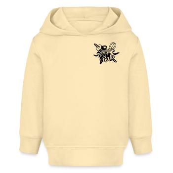 Nudelholz und Schneebesen mit Gugelhupf - Baby Organic Hoodie Baby Cruiser von Stanley/Stella - Creme - Vorne