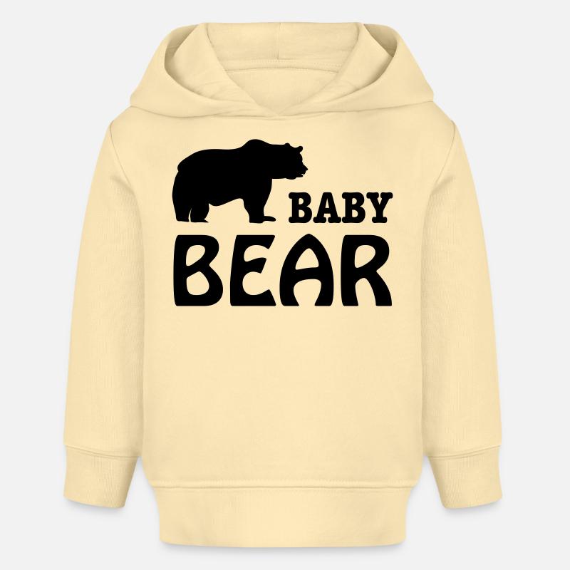 baby bear - Sweat à capuche bébé bio Stanley/Stella - crème