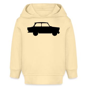 trabbi trabi carton - Sweat à capuche bébé bio Stanley/Stella - crème - Devant