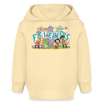 amis - Sweat à capuche bébé bio Stanley/Stella - crème - Devant