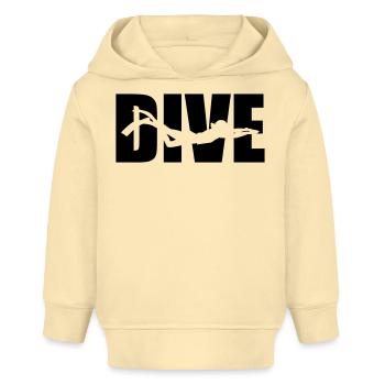 Dive - Sweat à capuche bébé bio Stanley/Stella - crème - Devant