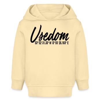 Chemise de l’île d’Usedom - Sweat à capuche bébé bio Stanley/Stella - crème - Devant