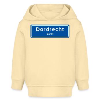 Ortsschild Dordrecht - Baby Organic Hoodie Baby Cruiser von Stanley/Stella - Creme - Vorne