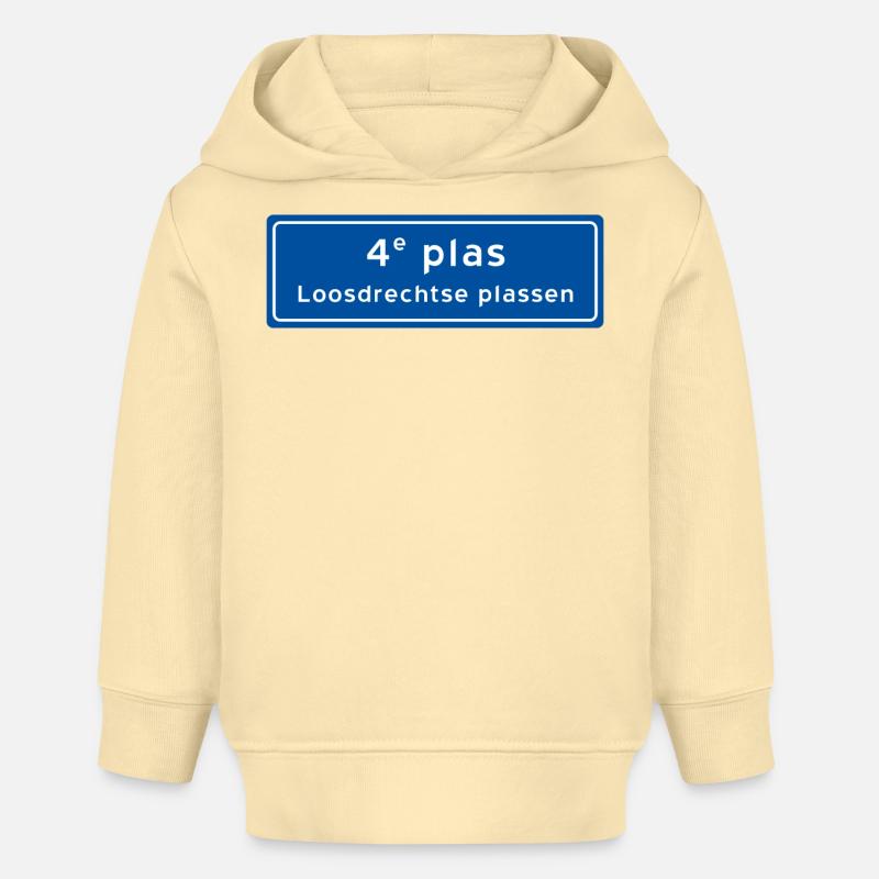 Loosdrechtse plassen 4e plas - Sweat à capuche bébé bio Stanley/Stella - crème